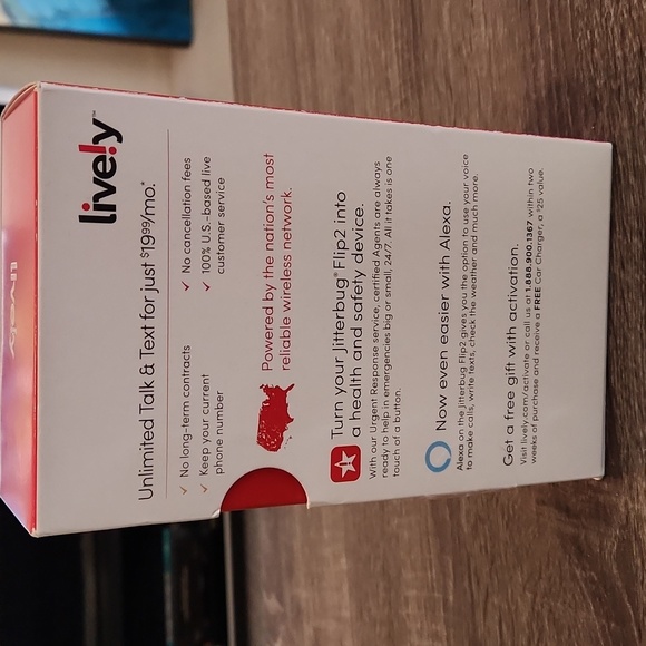 Jitterbug Flip 2 Phone for Seniors - Picture 3 of 5